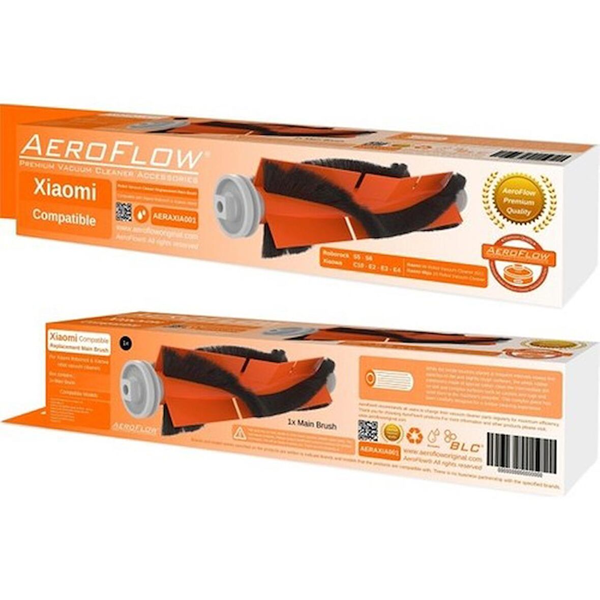 Srfn Ticaret Aeroflow Xiaomi Roborock S6 (S60/S65 Serisi) S6 Maxv - S6 Pure Ana Fırça