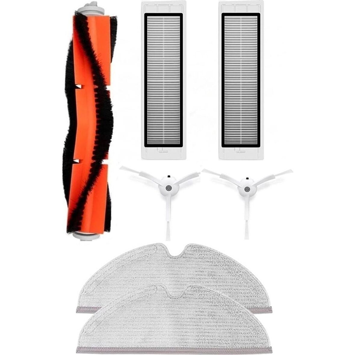 Srfn Ticaret Xiaomi Mi Robot Süpürge S50 / 1. Nesil (SDJSD01RR/SDJROBOT 02RR) Uyumlu Yenileme Seti