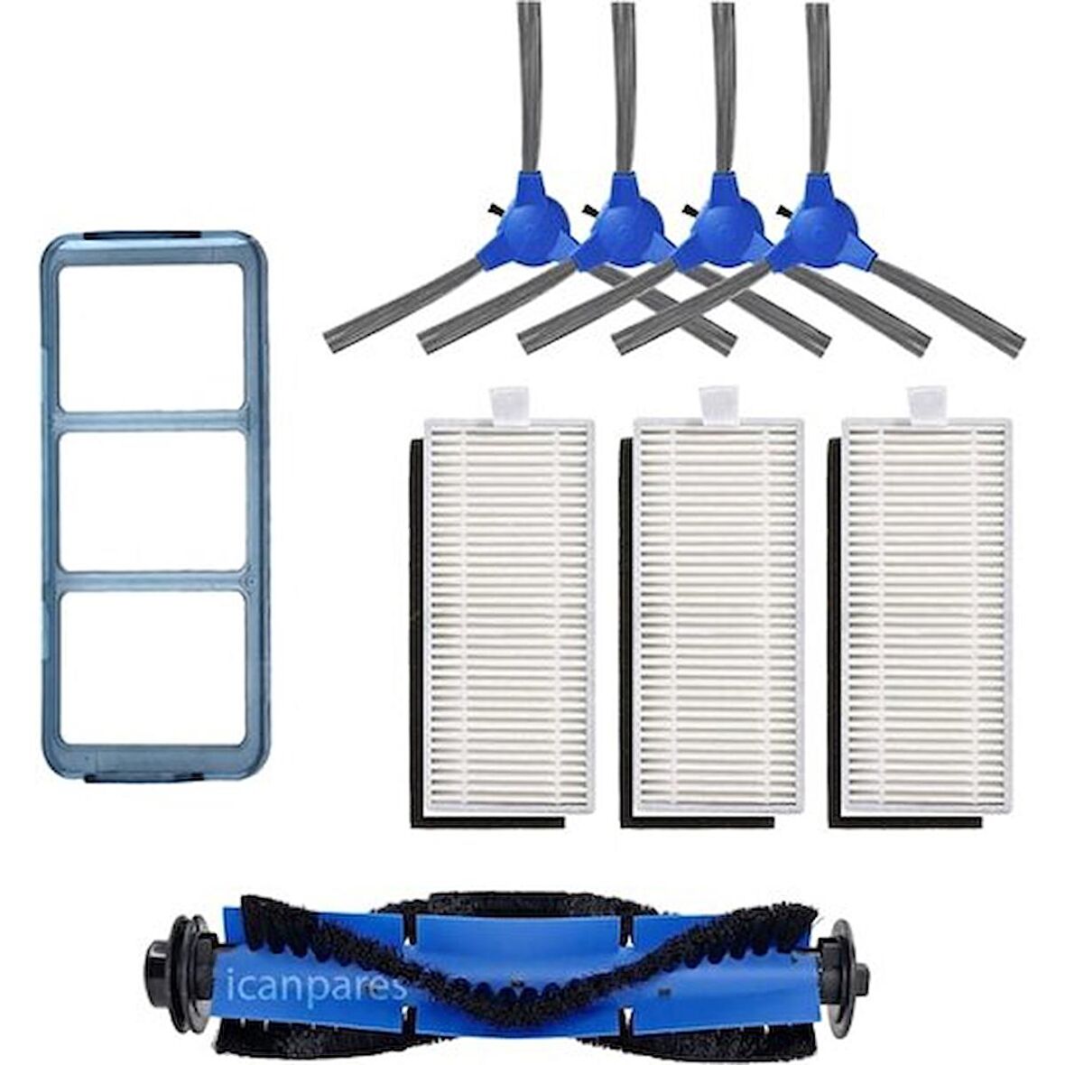 Srfn Ticaret Anker Uyumlu Eufy 11S 30 30C 15C 15T 12 25C 35C Yedek Parça Seti (9) Adet