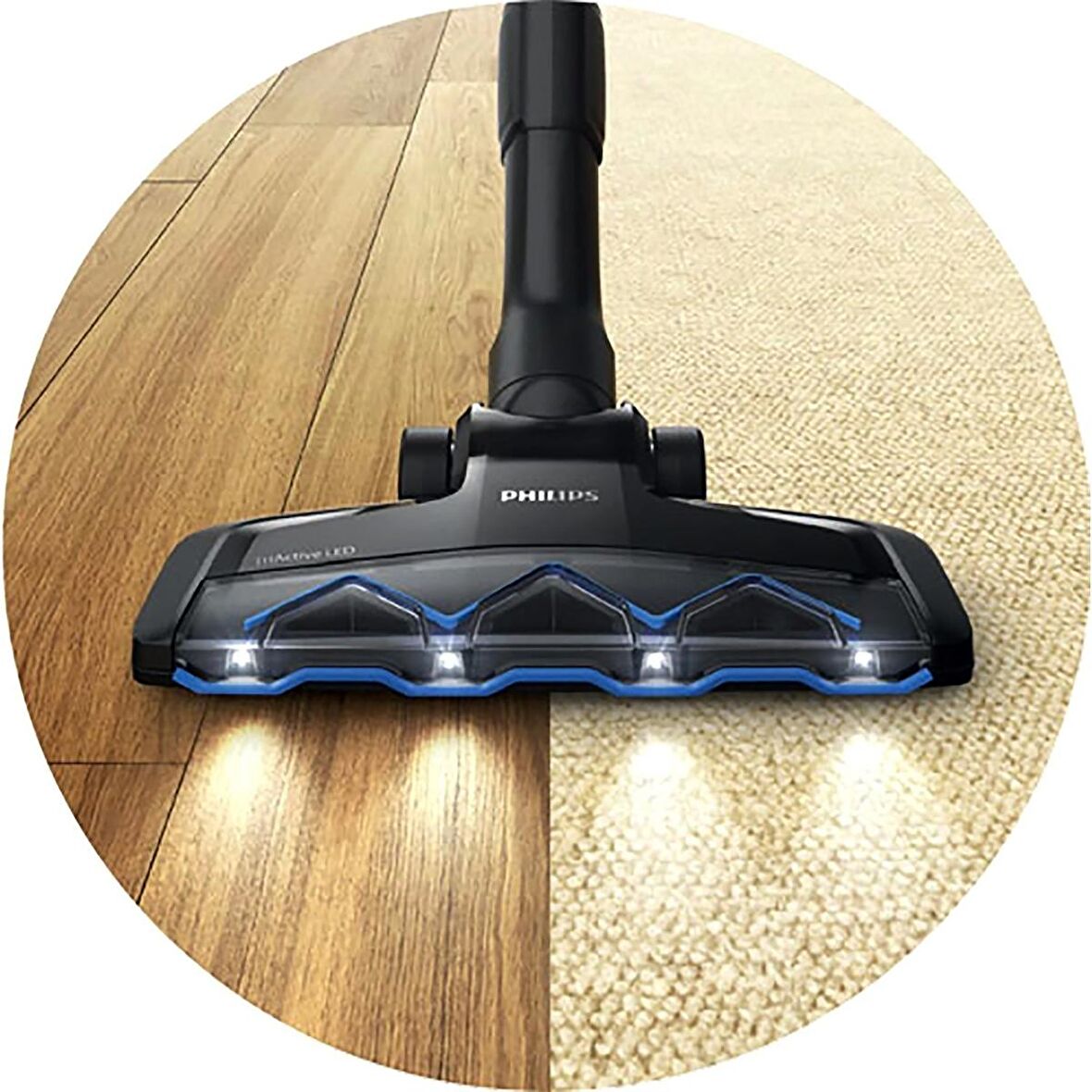 Srfn Ticaret Philips Fc 9934 Xb 9185 Marathon Fc 8955 Ultimate Uyumlu Süpürge Ultra Tri-Active LED Emici Başlık
