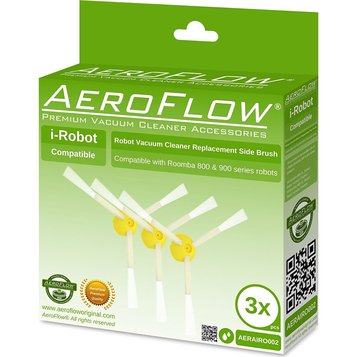 Srfn Ticaret Aeroflow I-Robot Roomba 900 Serisi Yan Fırça 3'lü Paket