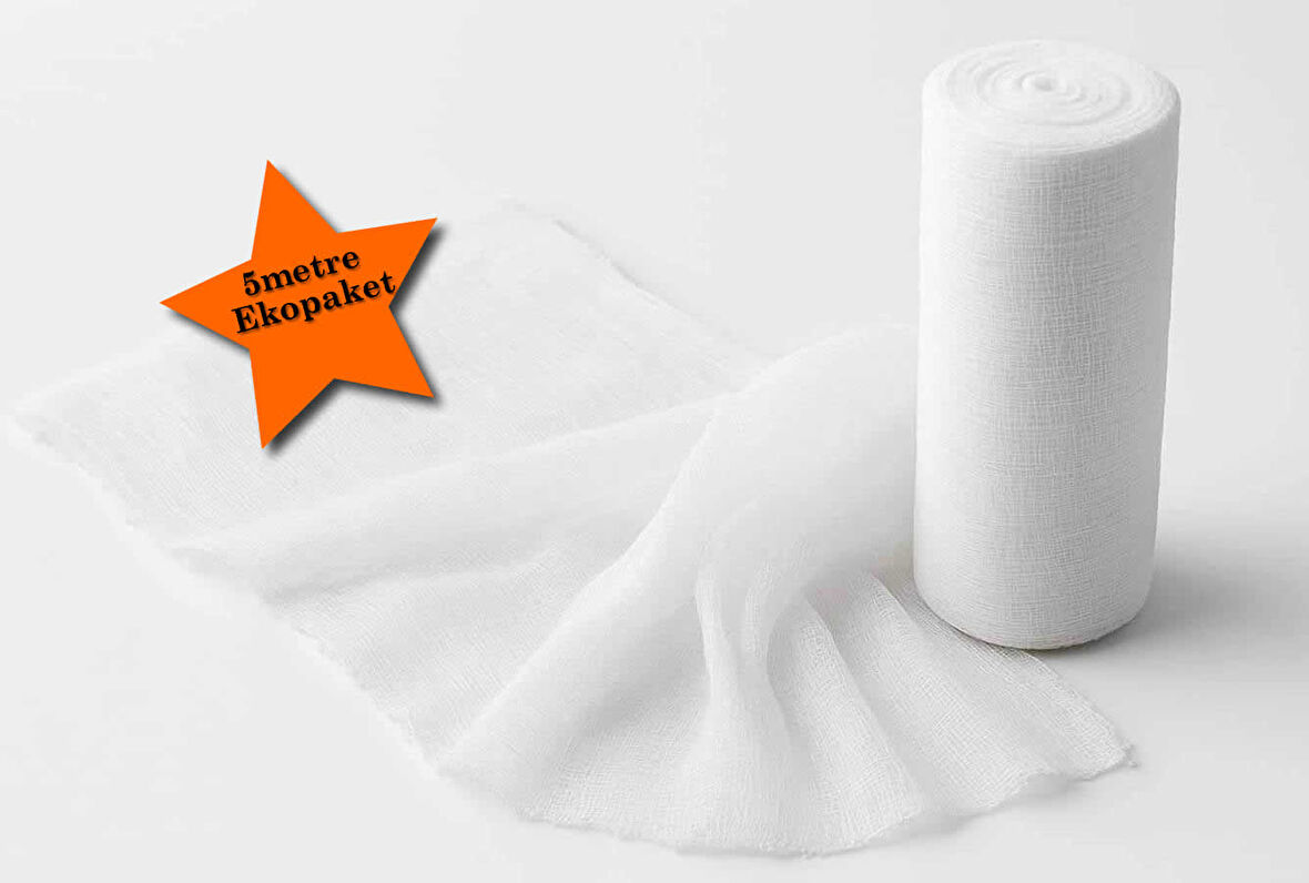 Algelsineve %100 Pamuklu 5 Metrelik Sargı Bezi, Ekonomik paket