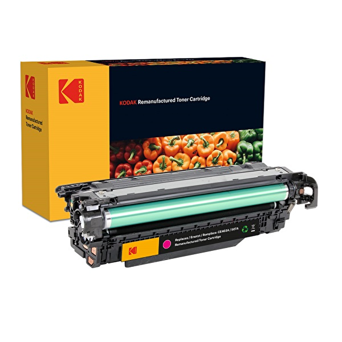 KODAK® HP CF403X / 201X - CF403A / 201A / 403A / 403X UYUMLU YENİLEME KIRMIZI TONER 2,3K
