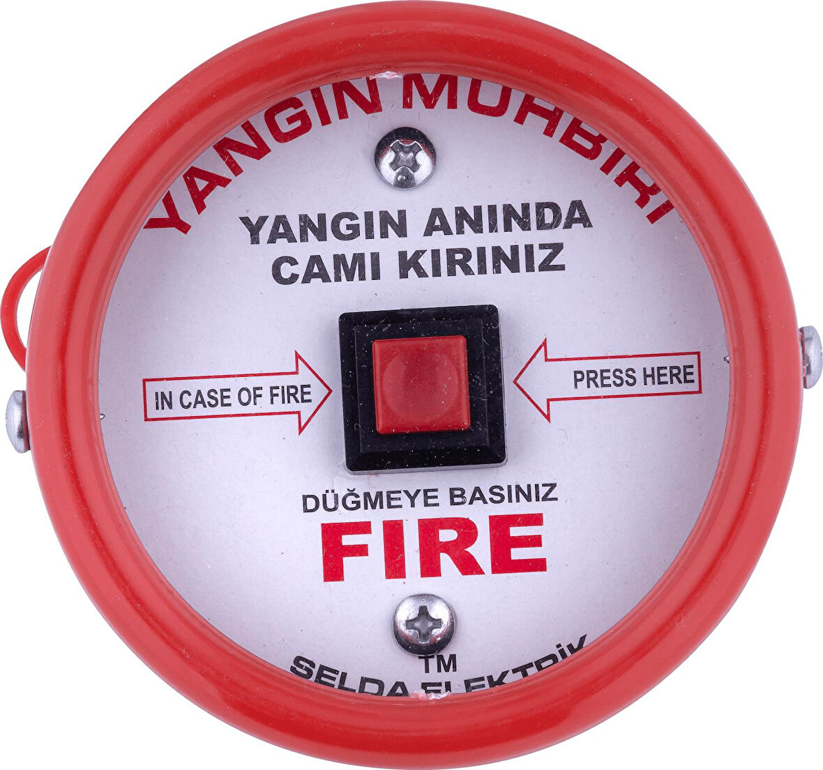 1005-220V İkaz Butonu (Yuvarlak)