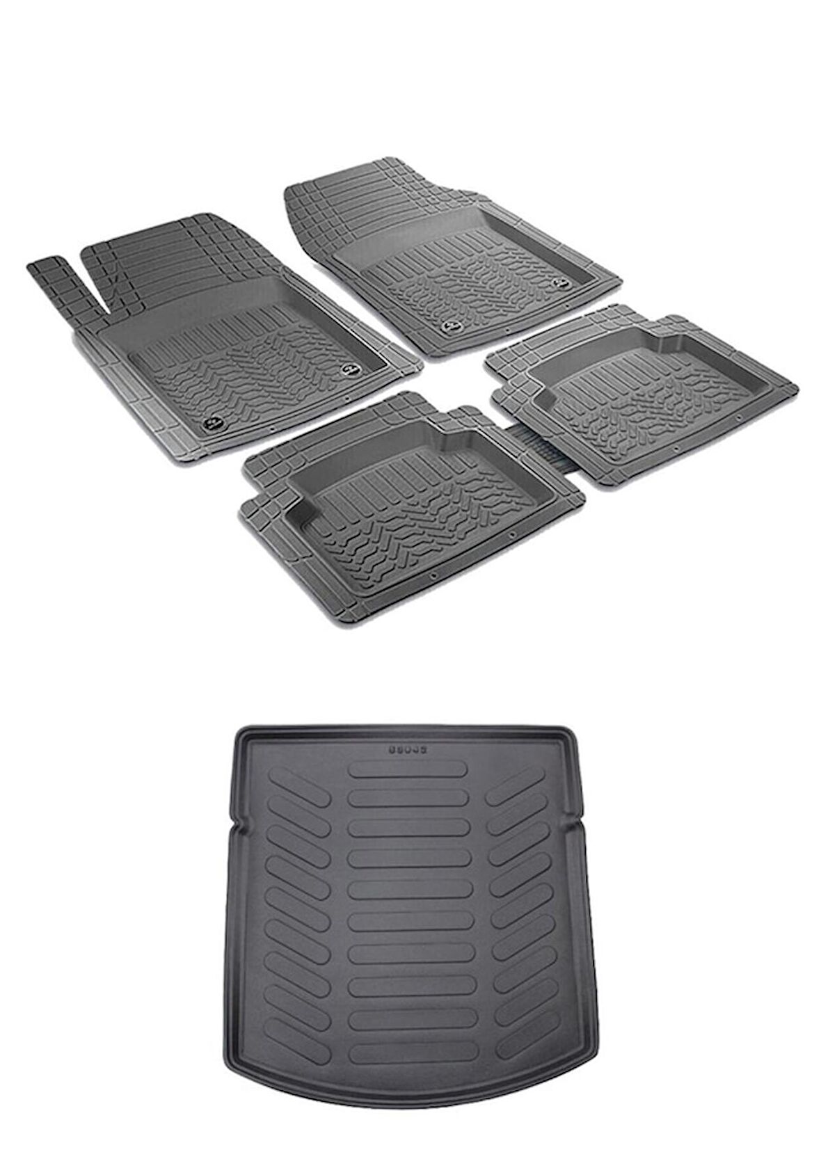  Ford Fiesta 2002-2008 3D Bagaj Havuzu ve 3D Comfort Paspas Takımı