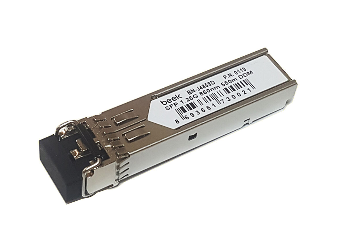 Beek 1000Base-SX (LC/550m/850nm/Multi-Mode) SFP Modül, 1.25Gb/s, HP, Aruba, 3Com ürünleriyle uyumlu