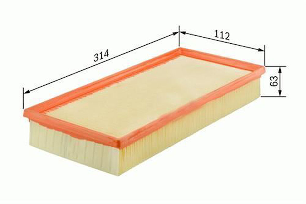Sardes SA2373 Hava Filtresi P106 Saxo 1.6 96 04 1444E8