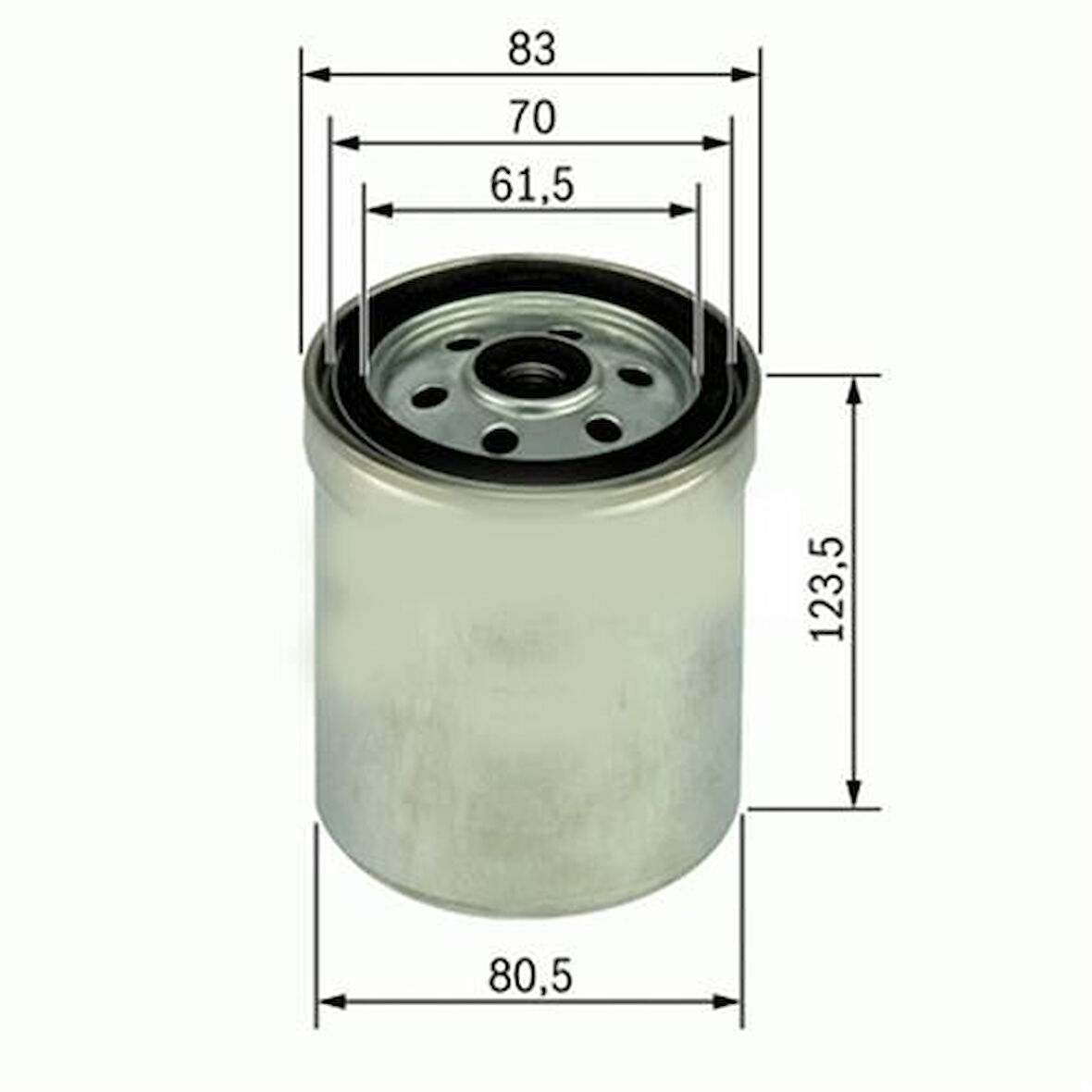 Sardes SF210 Yakıt Filtresi Fatih Dev Fatih Fatih Pro Volvo Massey Ferguson Magırus DOHCe Zp 526 Wk 723-Pp 845-Ff 5074 3825133