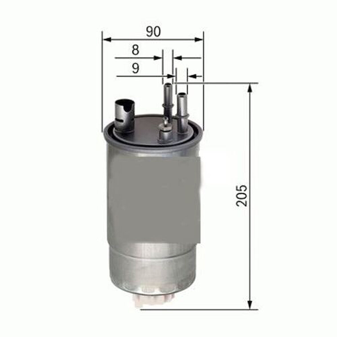 Sardes SF364 Mazot Filtresi Meriva A 03-Y13Dt Z13Dt Z13DTJ 1.3 CDTI 93189375