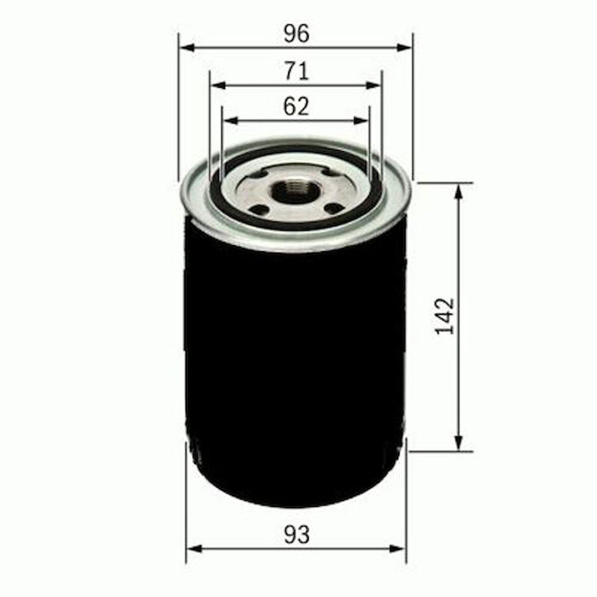 Sardes So851 Yağ Filtresi Ranger Mazda B Serıe 2.5D 2.5Td (4×4) (99 06) Metrocab Taxı 2.4Td Toyota Land Cruıser 2.4Td 3.0Td 4.2Td Haıce Hıkupıcup 2.4D (98 05) Avansıs 2.0 (99 05)