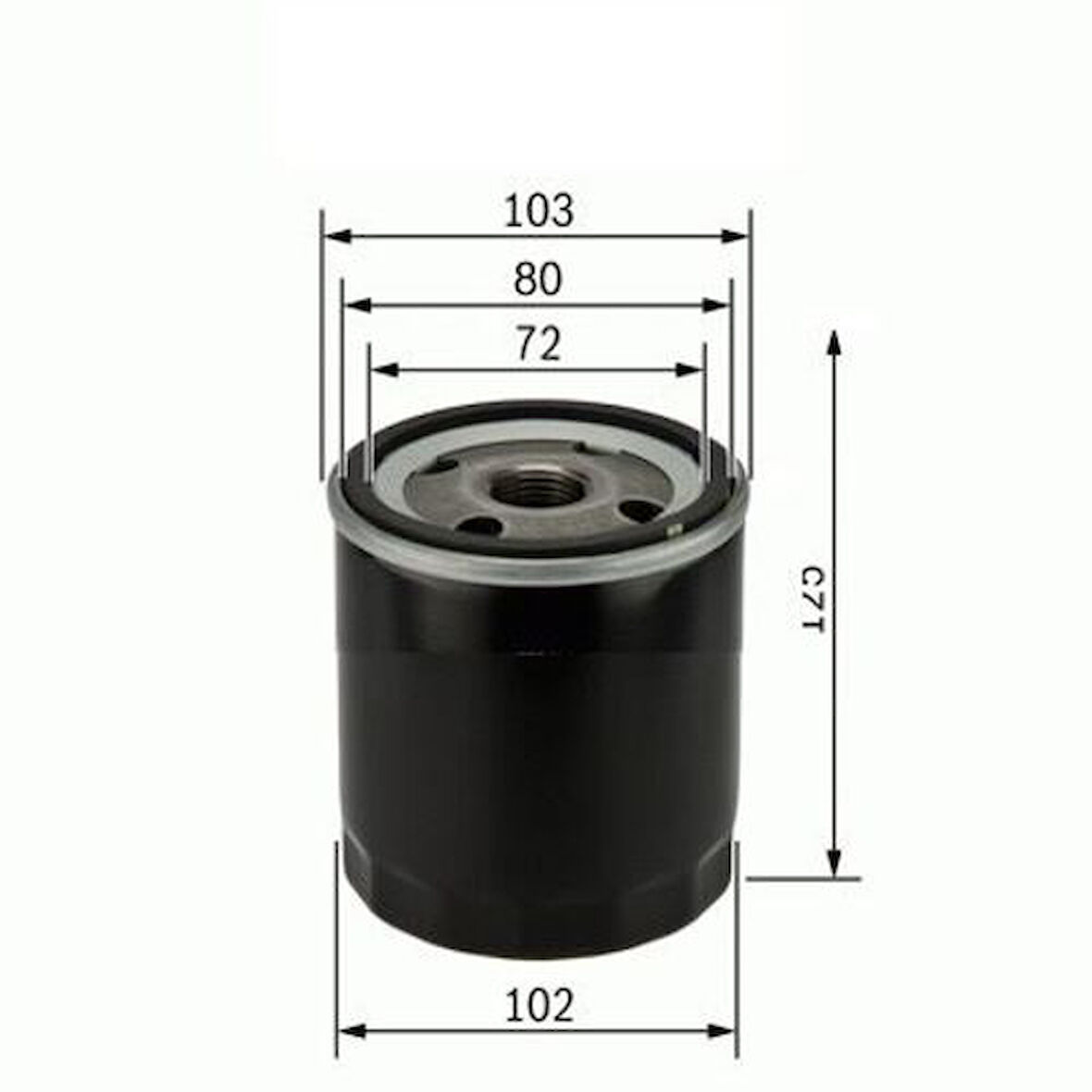 Sardes SO958 Yağ Filtresi Toyota Hiace 90-HiIux 90-97 Land Cruiser 3.0 D-4D Ford Ranger 2.5 98-05 9091503006