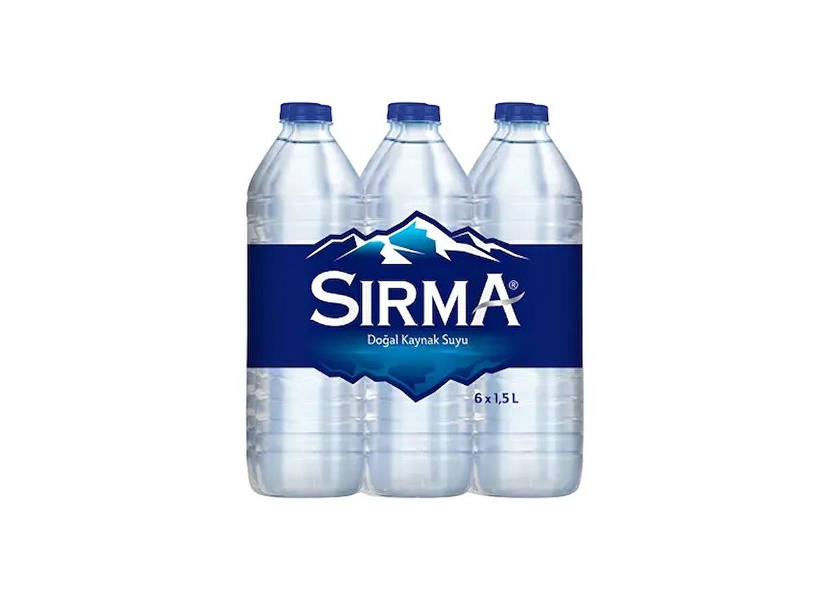 Sırma Doğal Kaynak Suyu 1,5 Lt X 6 Adet