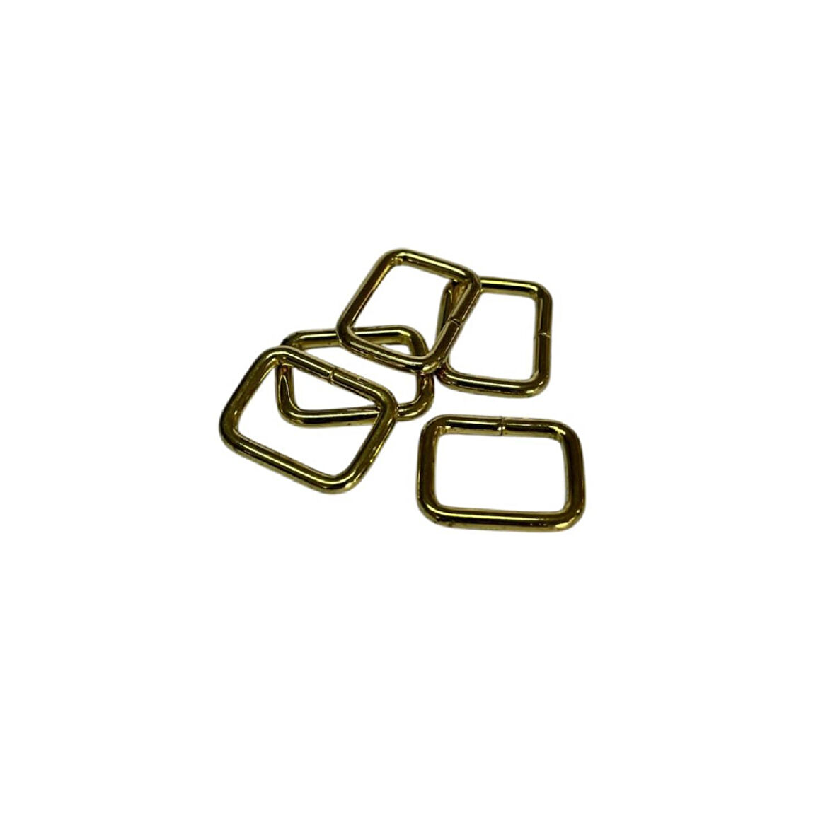2 cm Kare Metal Halka, Çanta Sapı İçin Kare Halka 5 Adet