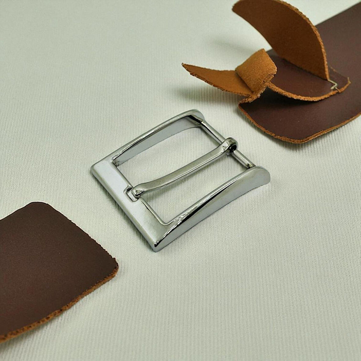 Kemer Tokası 4 cm 1 Adet Nikel 