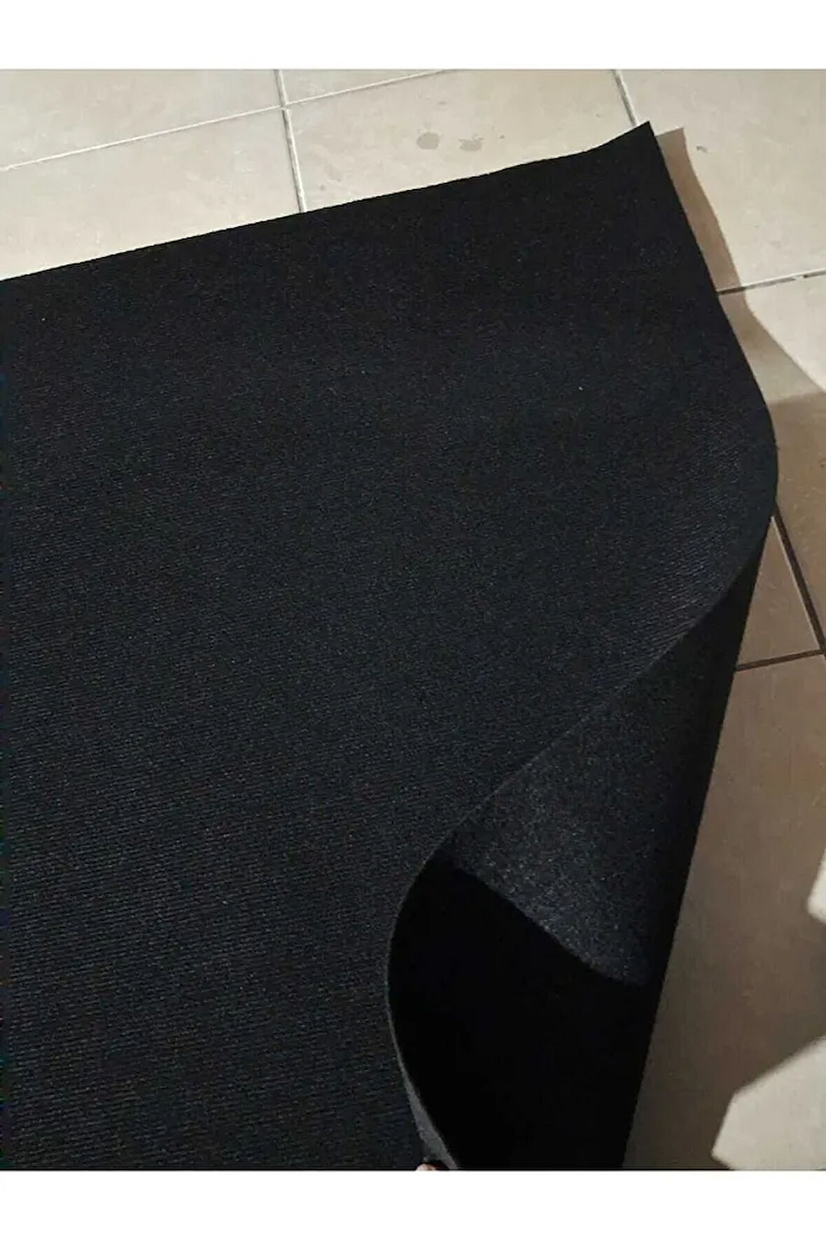 RENGİ SİYAH HALIFLEKS 1 X 7 METRE UCUZ RİP HALIFLEKX FUAR HALISI RİP HALI