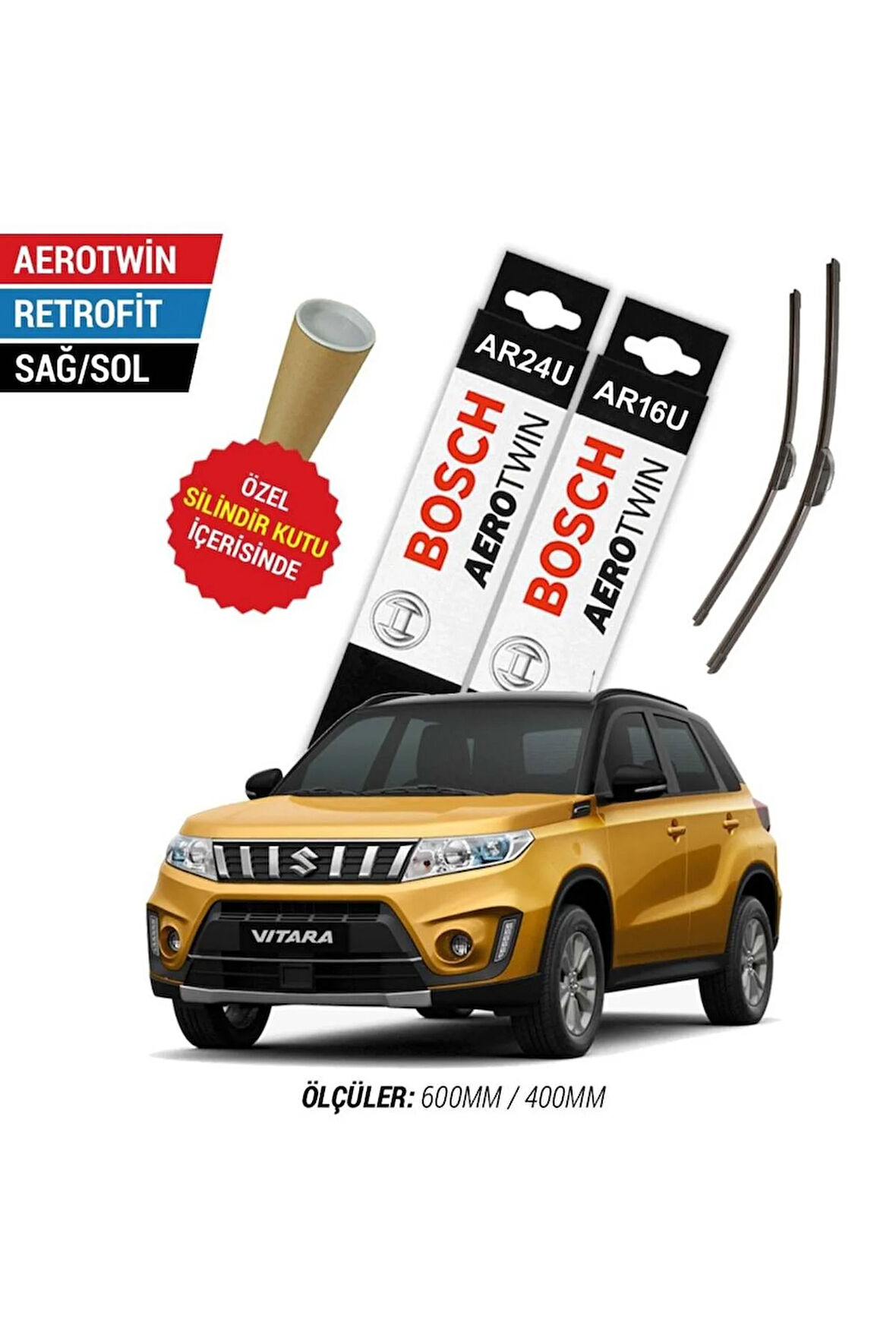 Suzuki Vitara Silecek (2015-2024) Bosch Aerotwin Retrofit