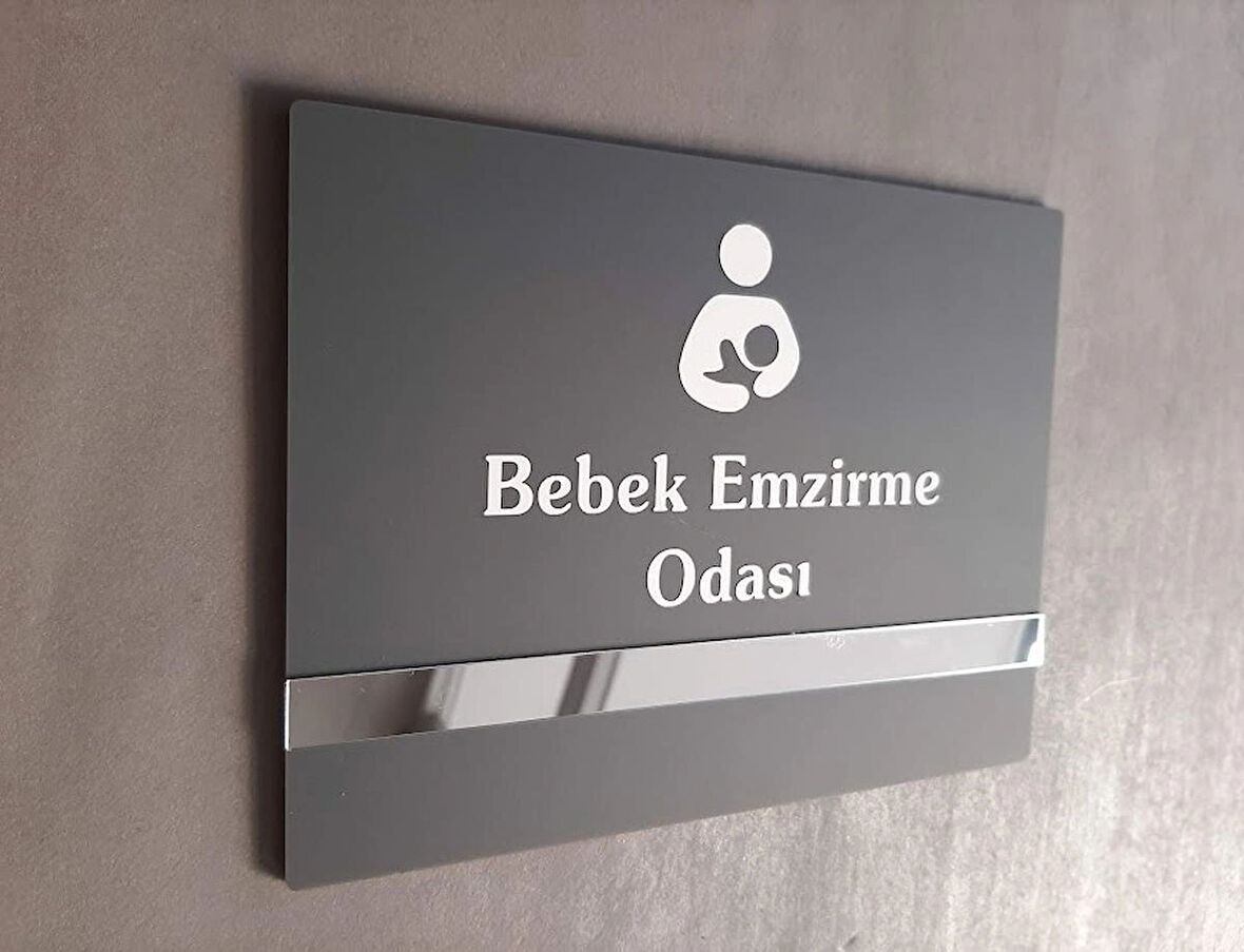 Soft Seri Bebek Emzirme Odası Kapı Isimliği