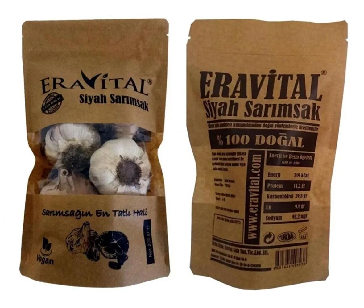 Eravital Siyah Sarımsak 200 gr