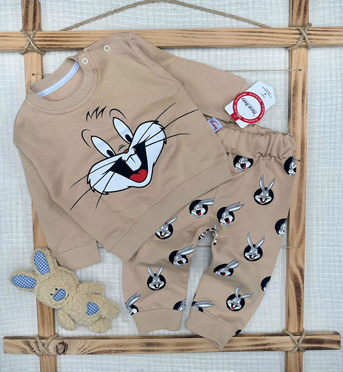Erkek Bebek Buck Bunny Mevsimlik 2' Li Takım