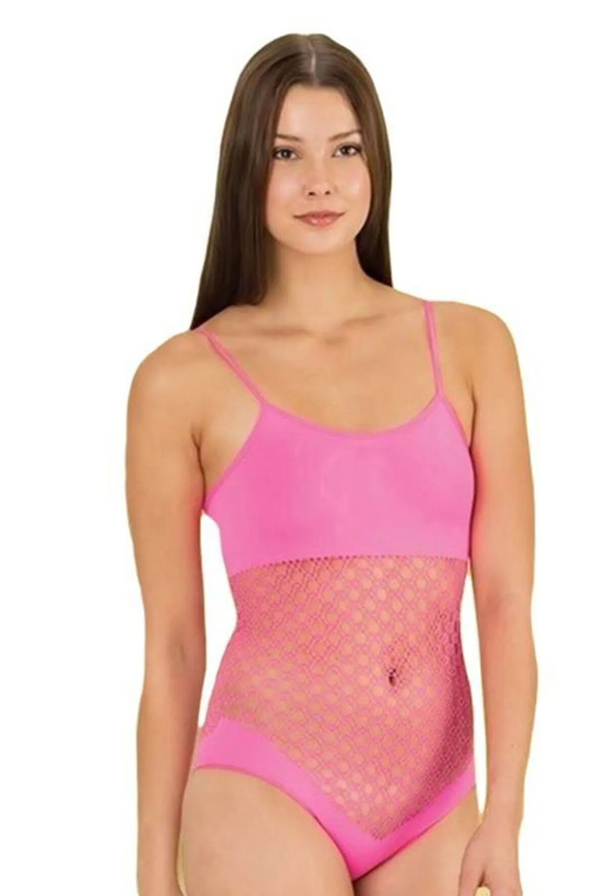 Kadın Fuşya Çıtçıtlı Body 5041