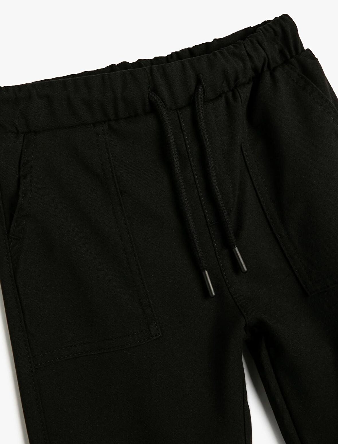 Erkek Çocuk Kargo Jogger Pantolon Cepli Beli Bağlamalı - 4SKB40007TW