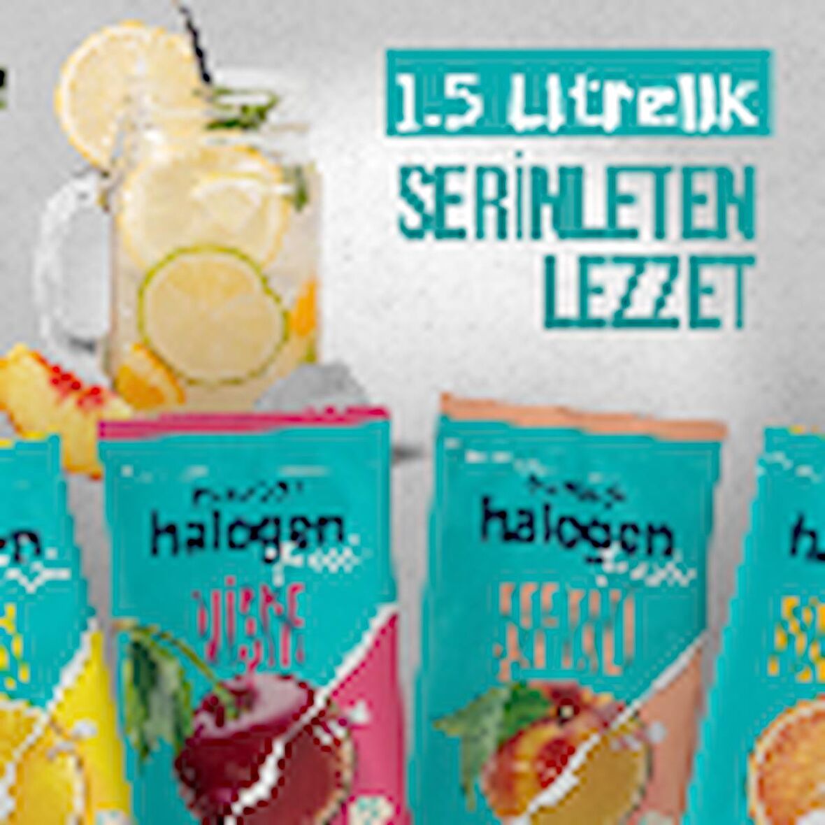 Halogen Meyveli Toz İçecek 4 Lezzet