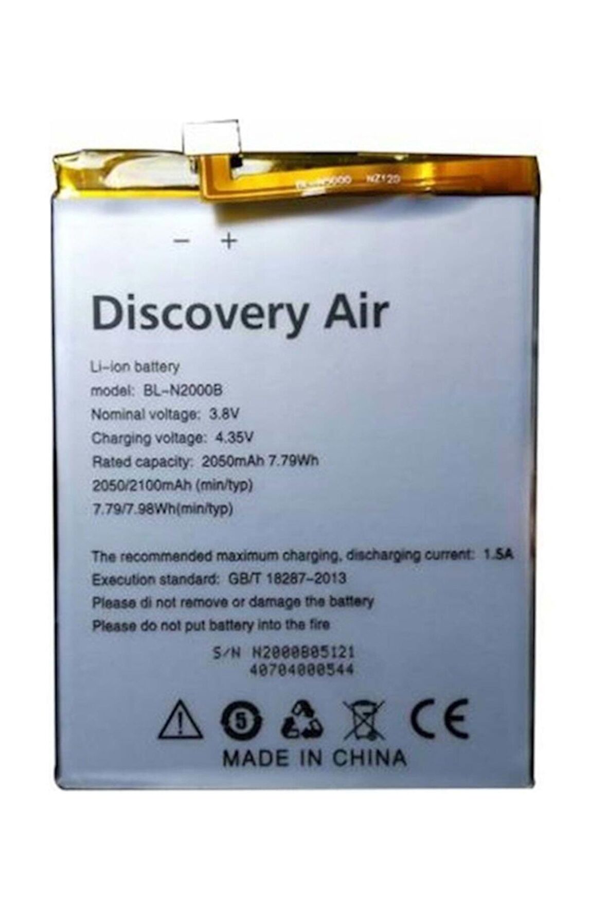 General Mobile Discovery Air Batarya