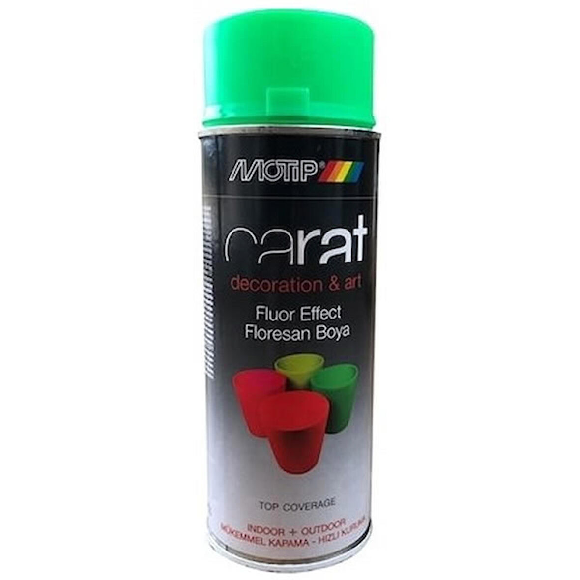 Motip Carat Floresan Yeşil Sprey Boya 400 Ml