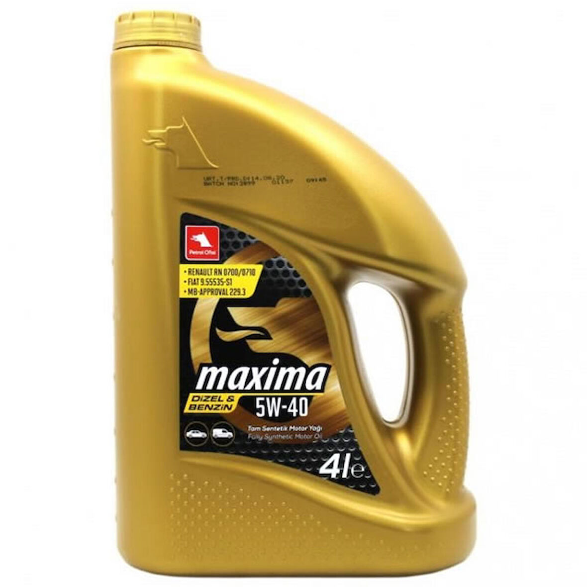 Petrol Ofisi Maxıma 5w/40 Motor Yağı 4 lt