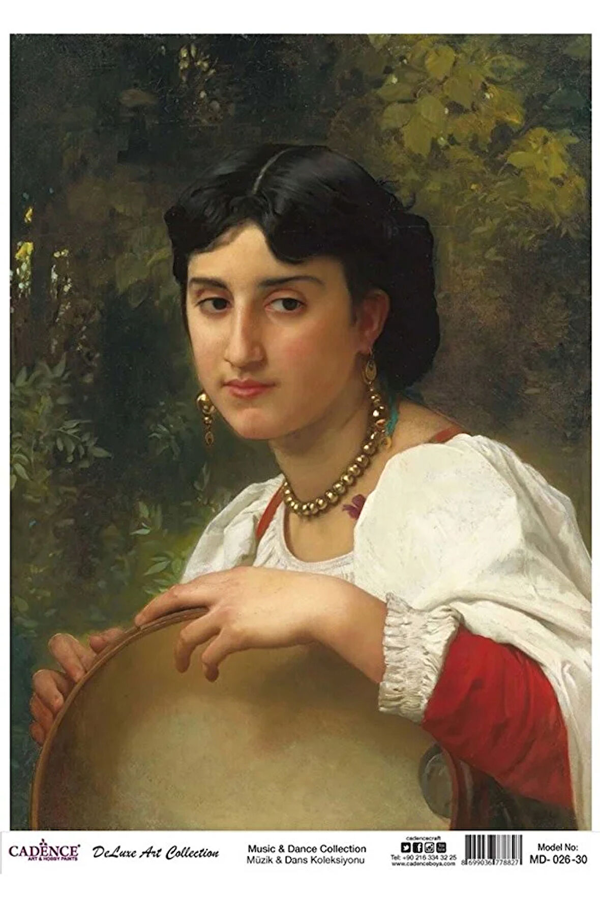 Md 26 Müzik Ve Dans Koleksiyonu Pirinç Dekopaj 30x42