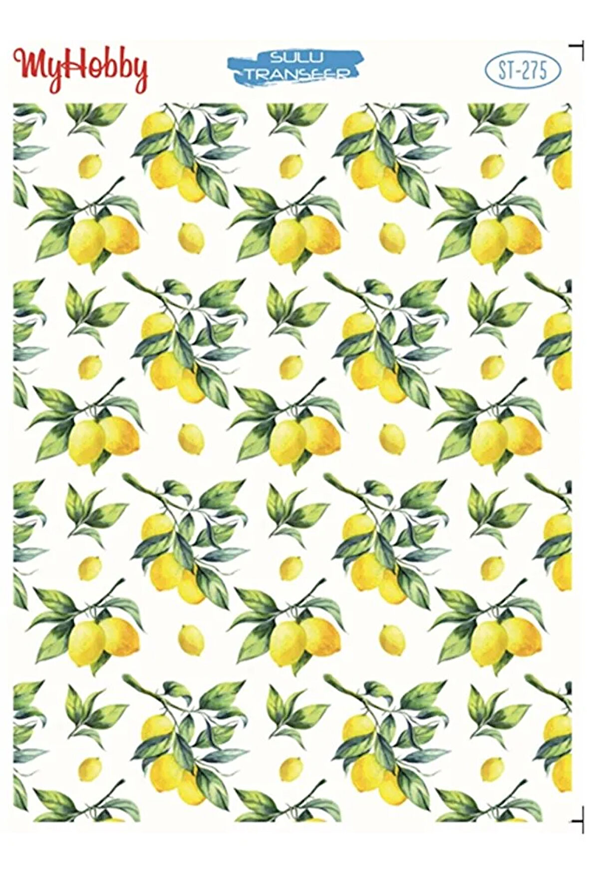 St 275 Limon Desen Sulu Transfer 25x35