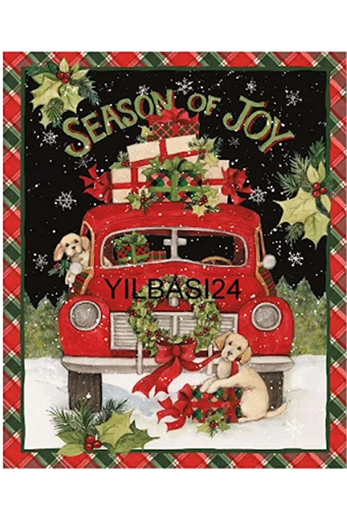 Yilbaş124 Season Of Joy Pirinç Dekopaj