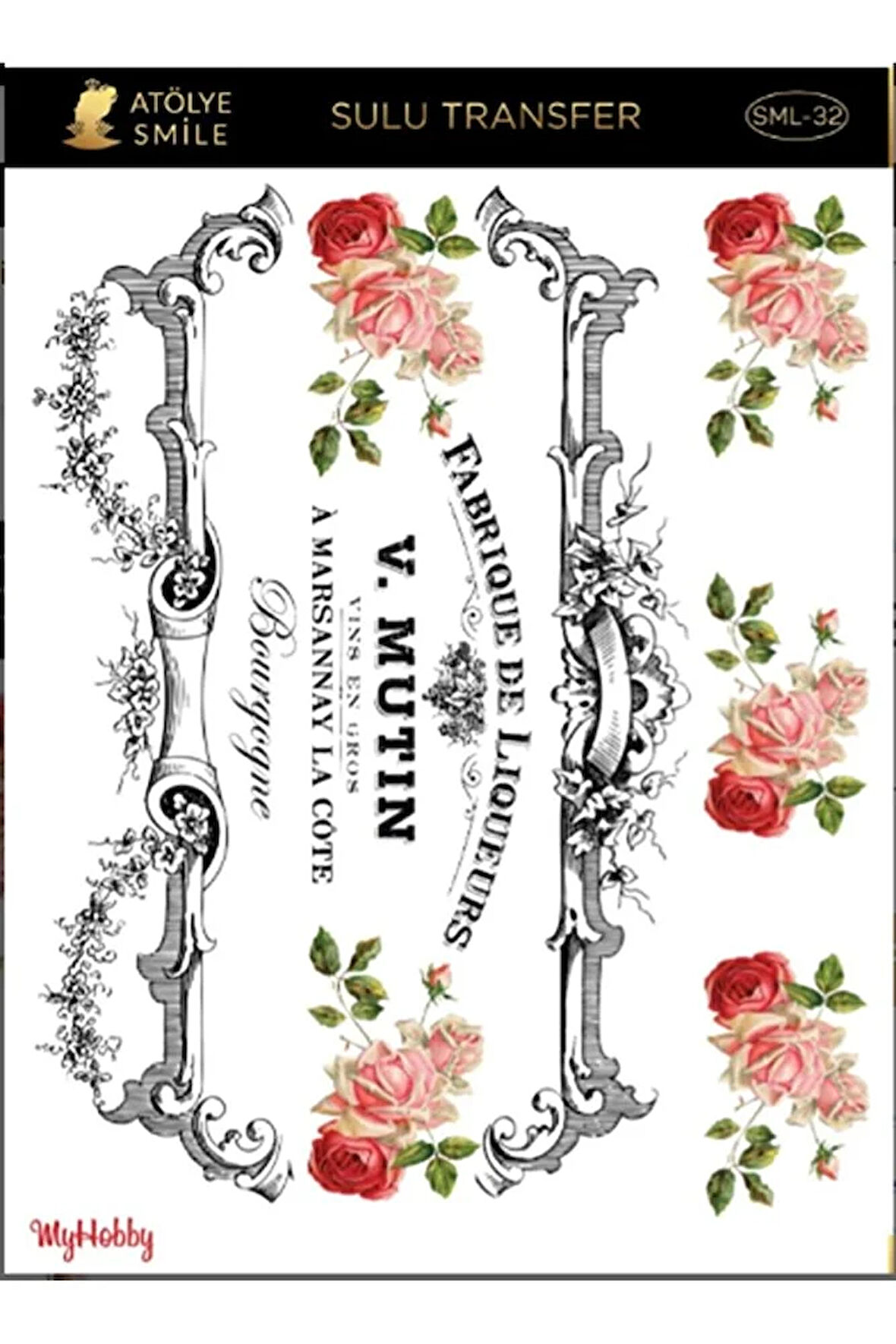 Atölye Smile Sml 32 Sulu Transfer 25x35