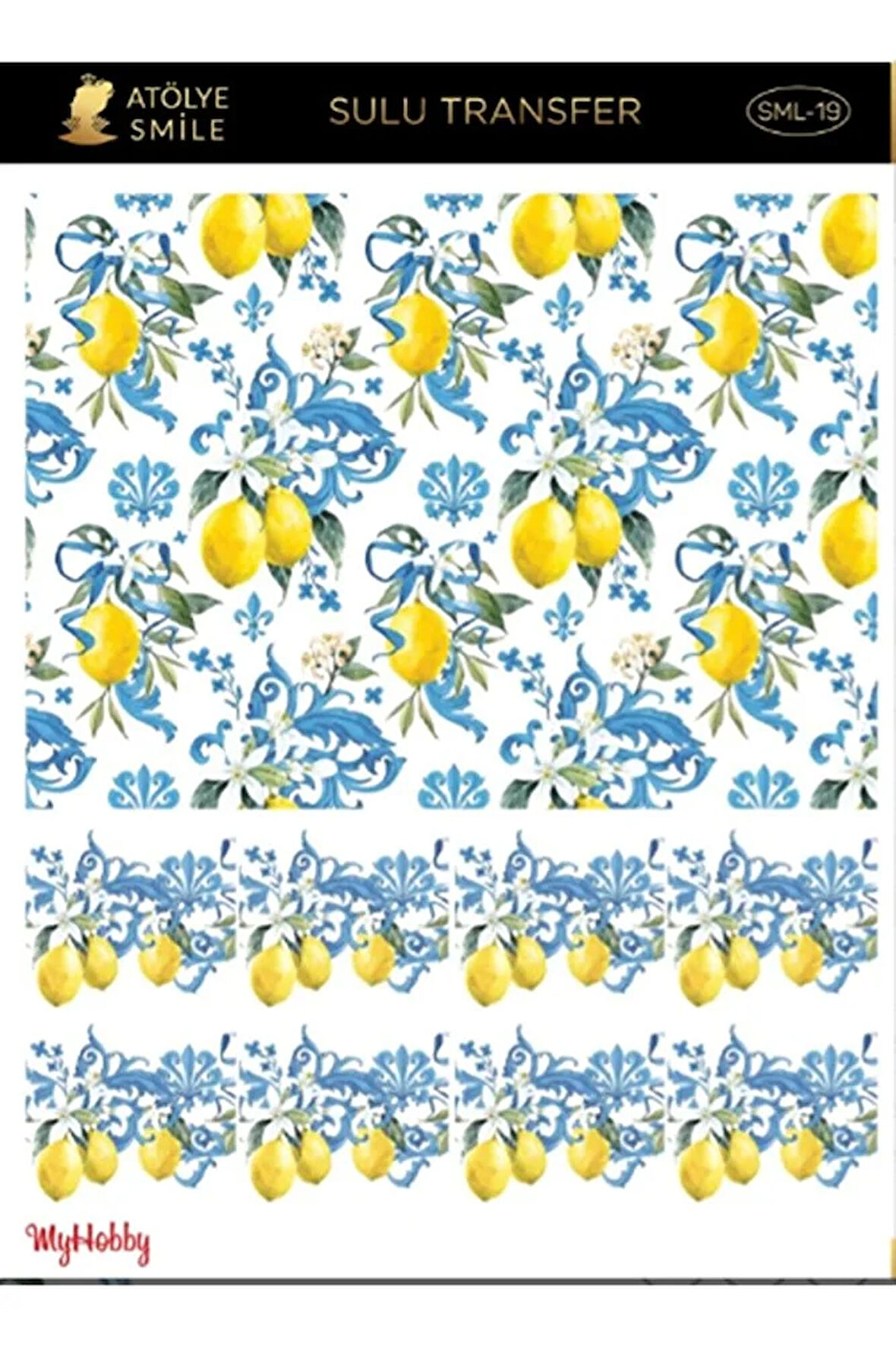 Atölye Smile Sml 19 Sulu Transfer 25x35