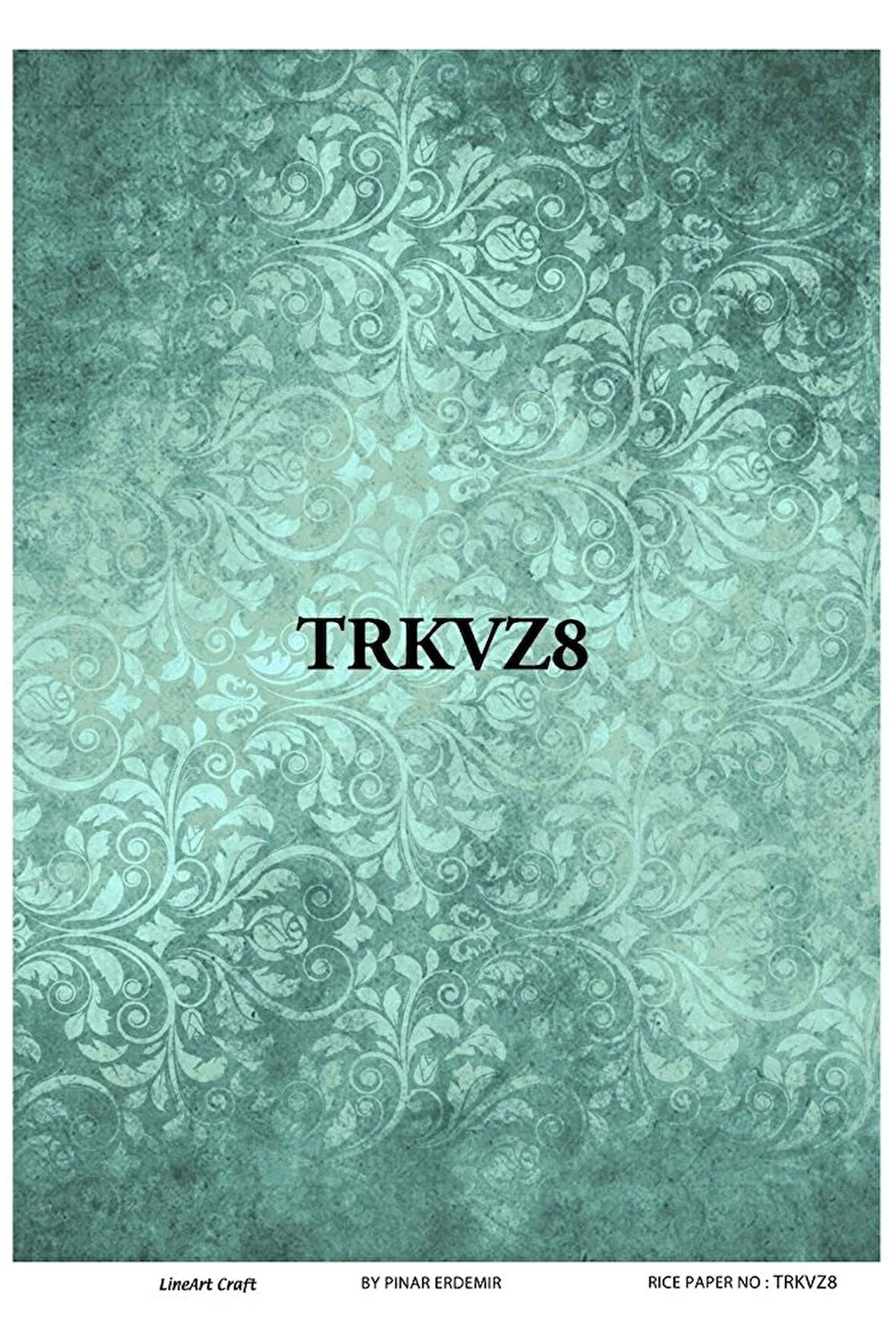 Trkvz8 Shabby Chic, Kelebekler, Güller Pirinç Dekopaj 30x42
