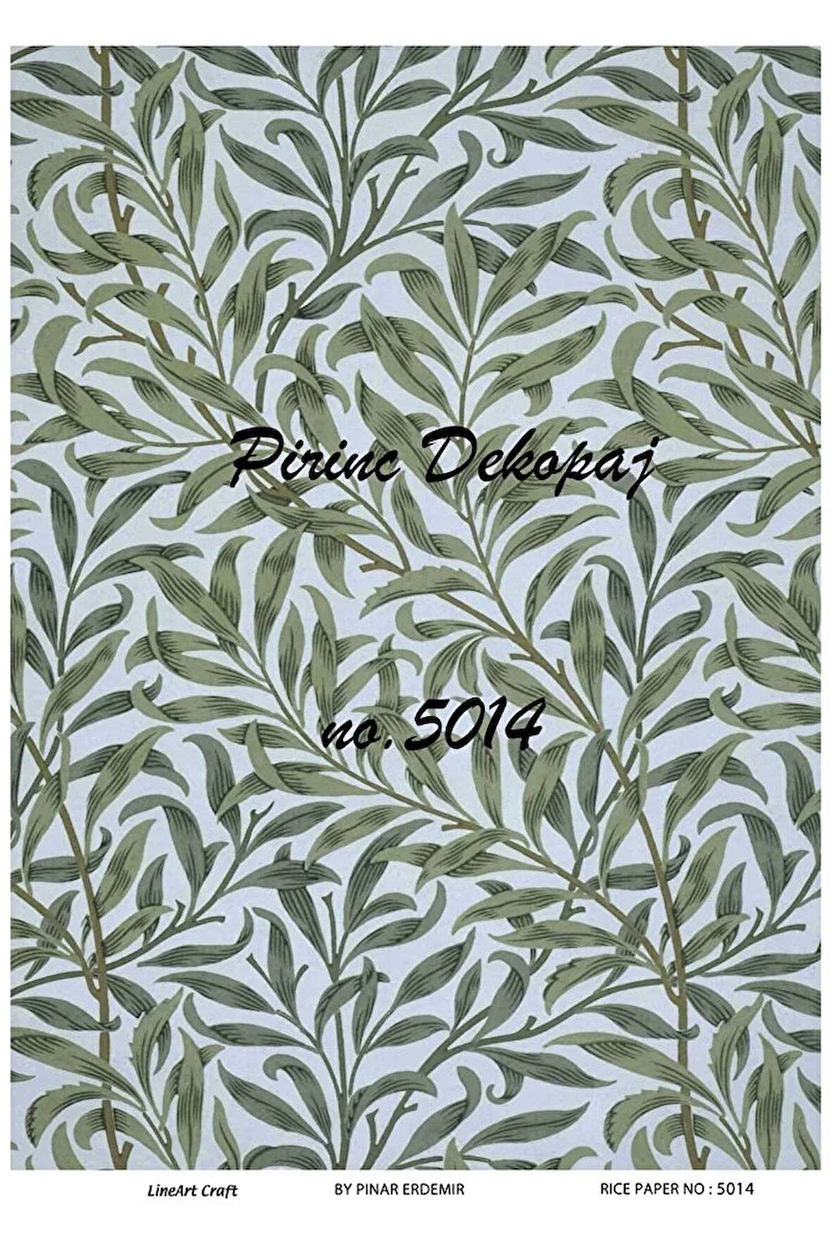 5014 Dal Desen Pirinç Dekopaj 30x42