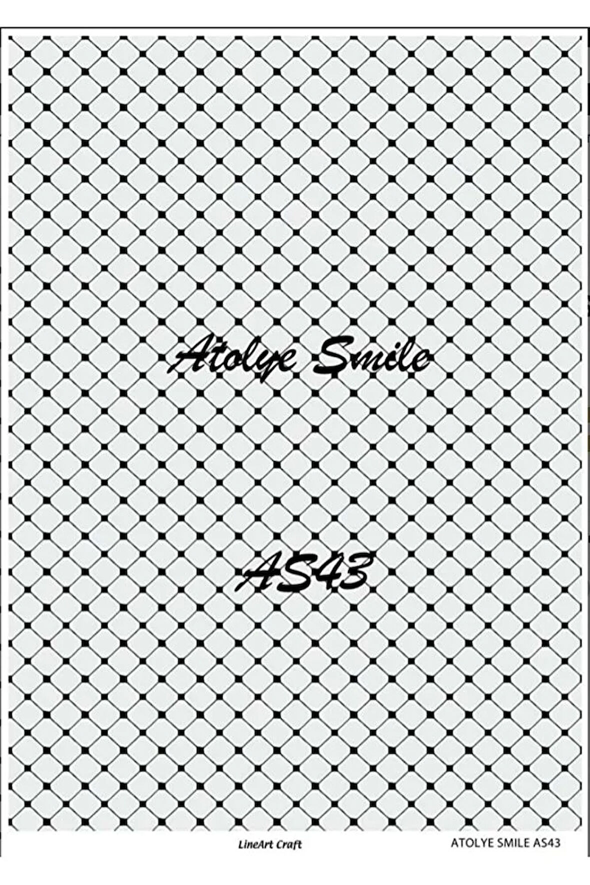 Atölye Smile AS43 Pirinç Dekopaj 30x42