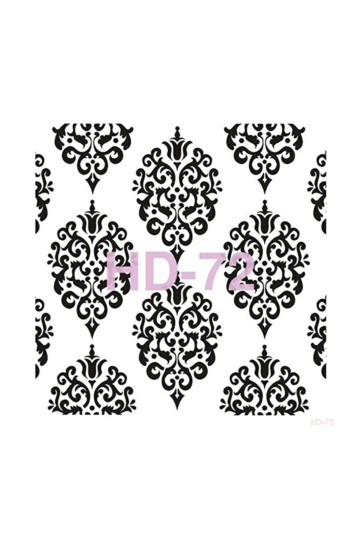 HD72 Damask Desen Stencil 45*45