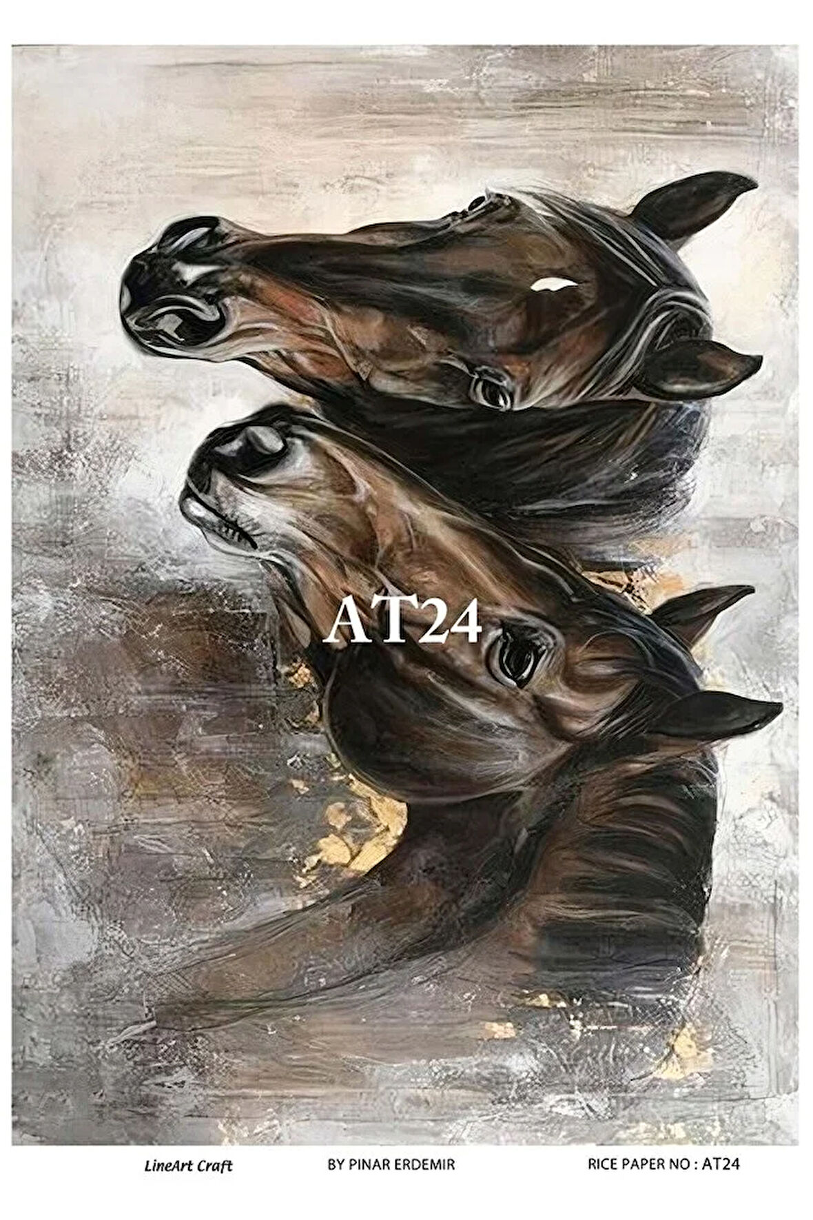 AT Serisi AT24 At Yuvarlak Pirinç Dekopaj 30x42