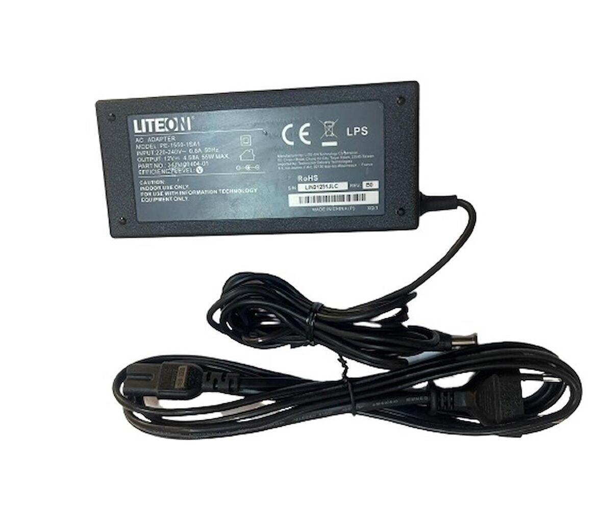  Liteon 12 Volt 5 Amper Masa Tipi Power Adaptör+Kablo