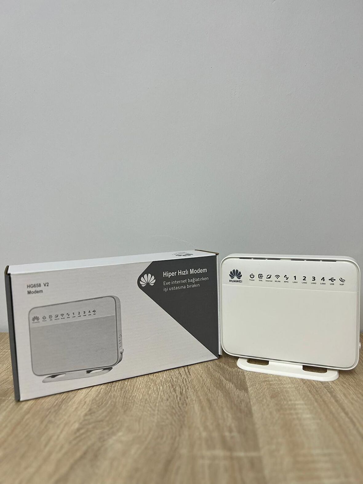 Yeni Huawei HG658 V2 300Mbps Vdsl2/Adsl2 Modem (Kutulu-Yenilenmiş)