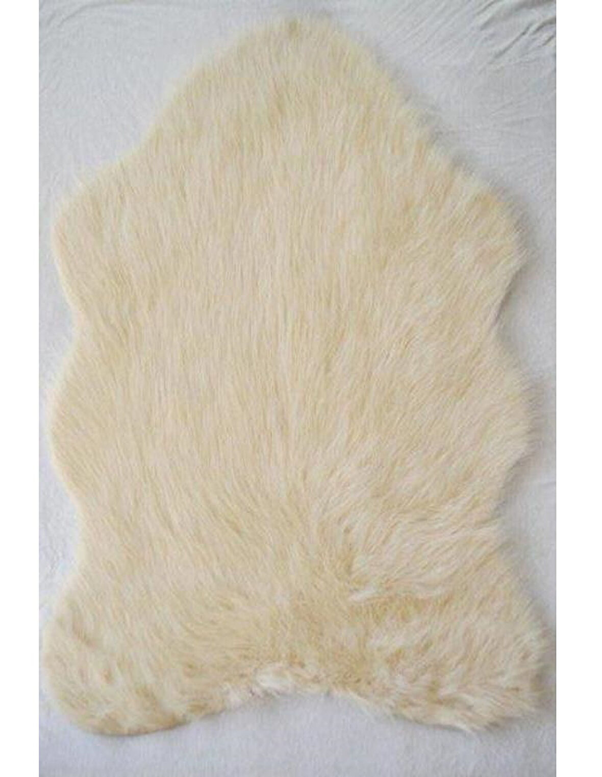 Giz Home Uzun Tüylü Post Halı (100x150)-Krem