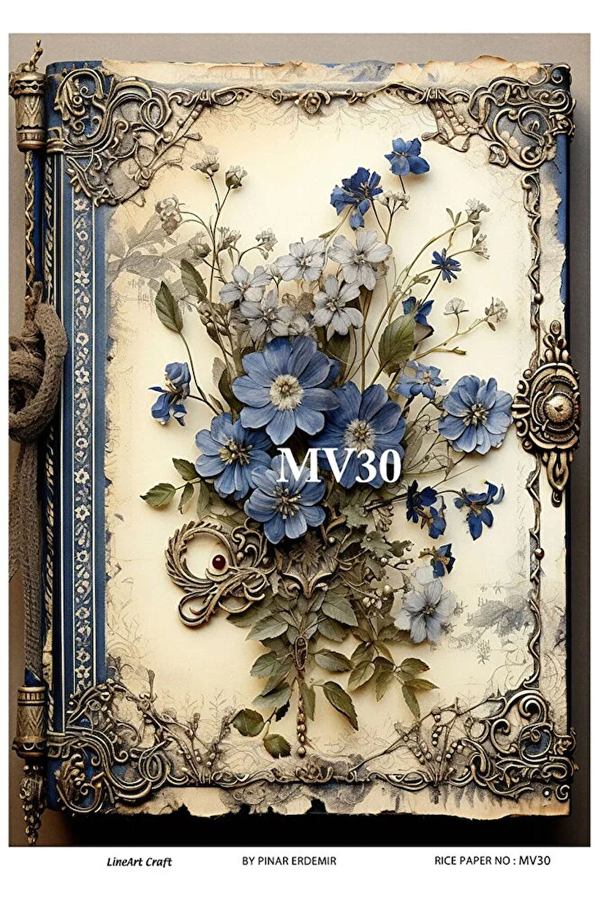 Mavi Serisi MV30 Pirinç Dekopaj 30*42 cm