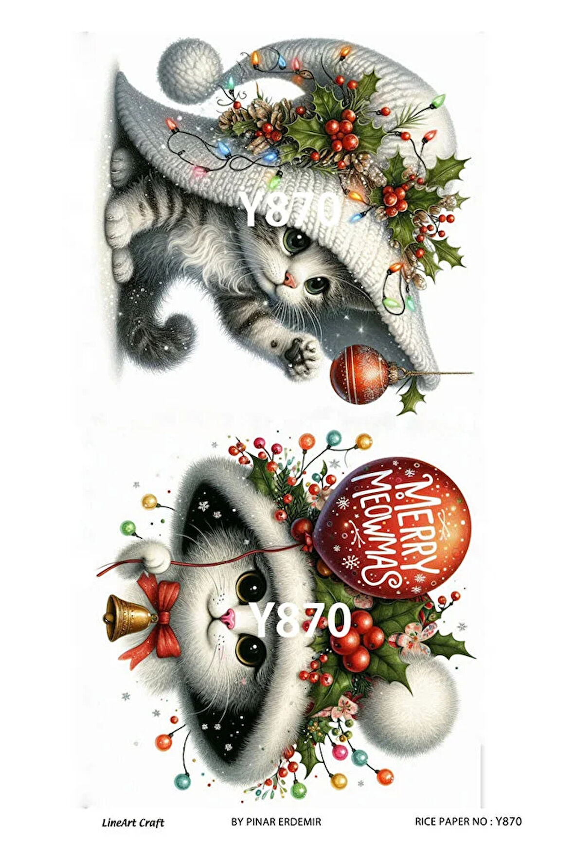 Yeniyıl Serisi Y870 Pirinç Dekopaj 30 * 42 cm