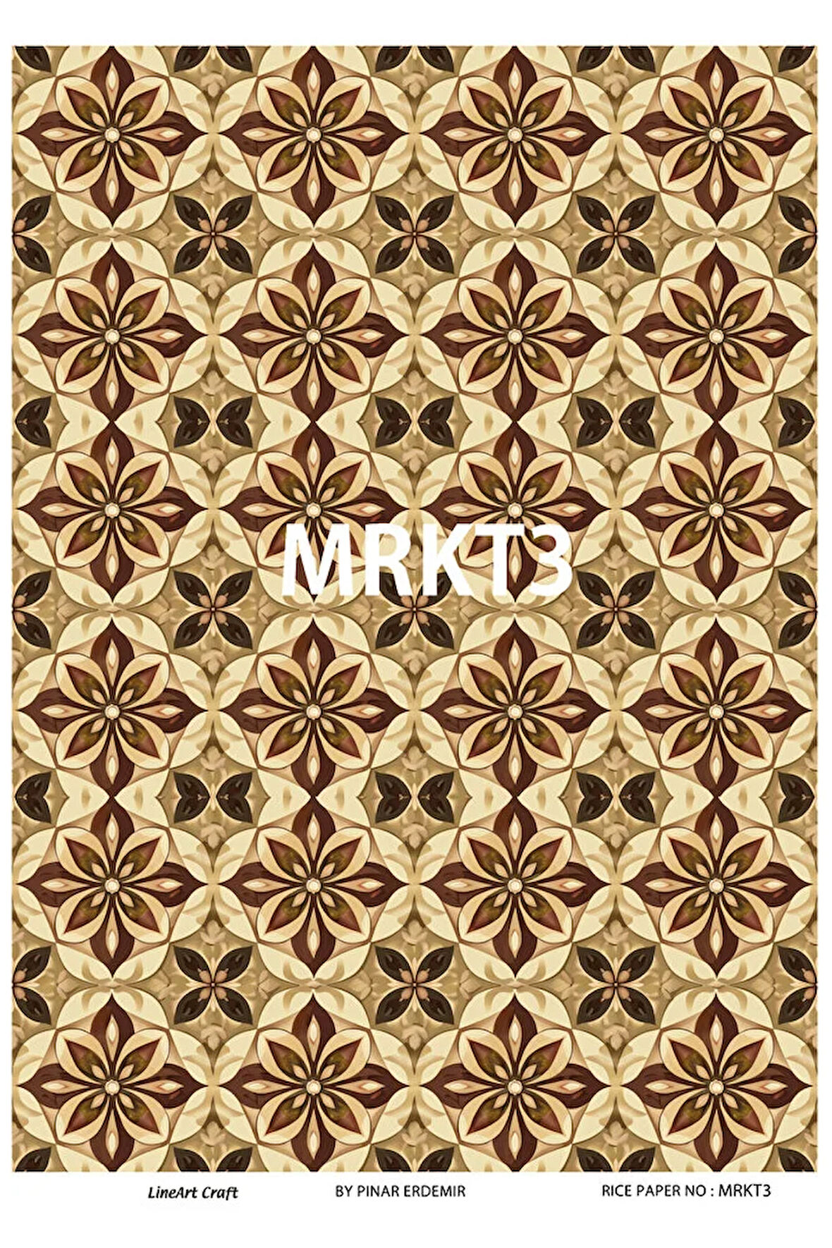 Kakma Serisi MRKT3 Pirinç Dekopaj 30 * 42 cm