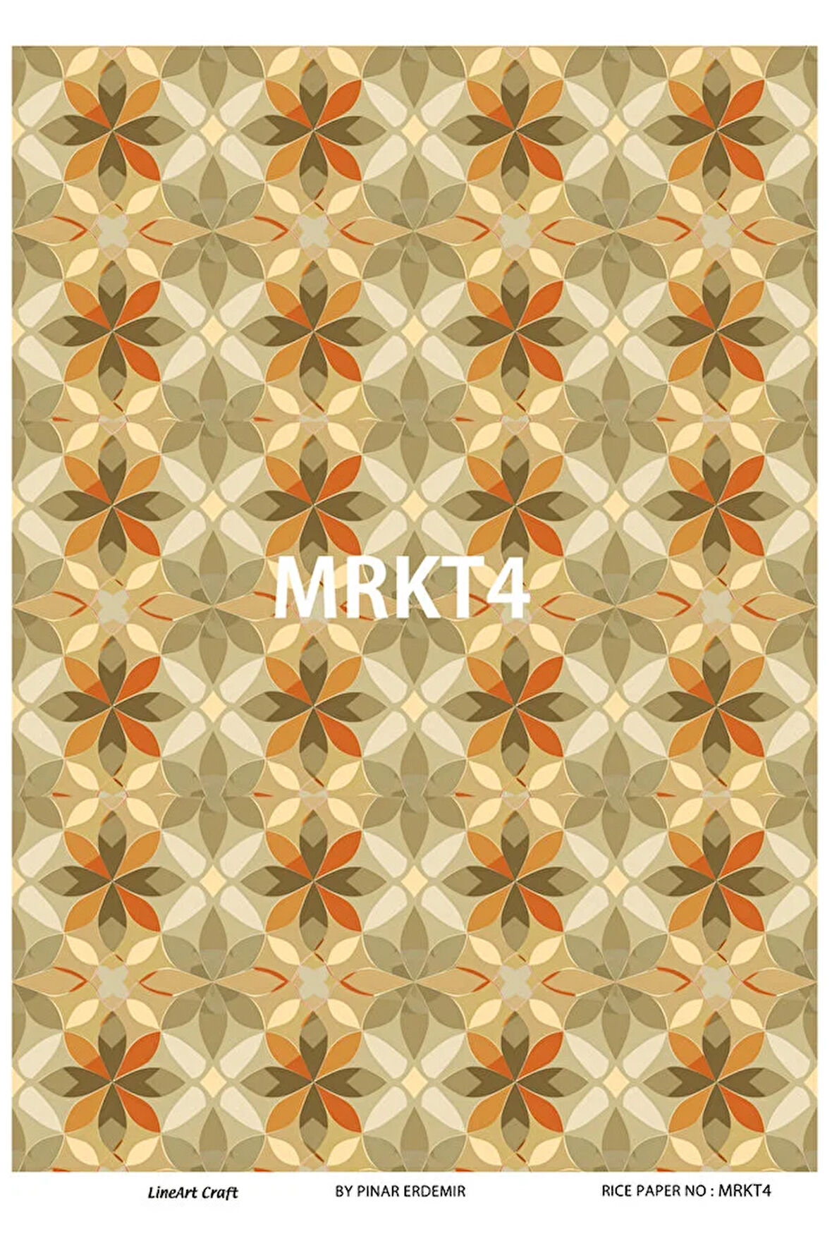 Kakma Serisi MRKT4 Pirinç Dekopaj 30 * 42 cm
