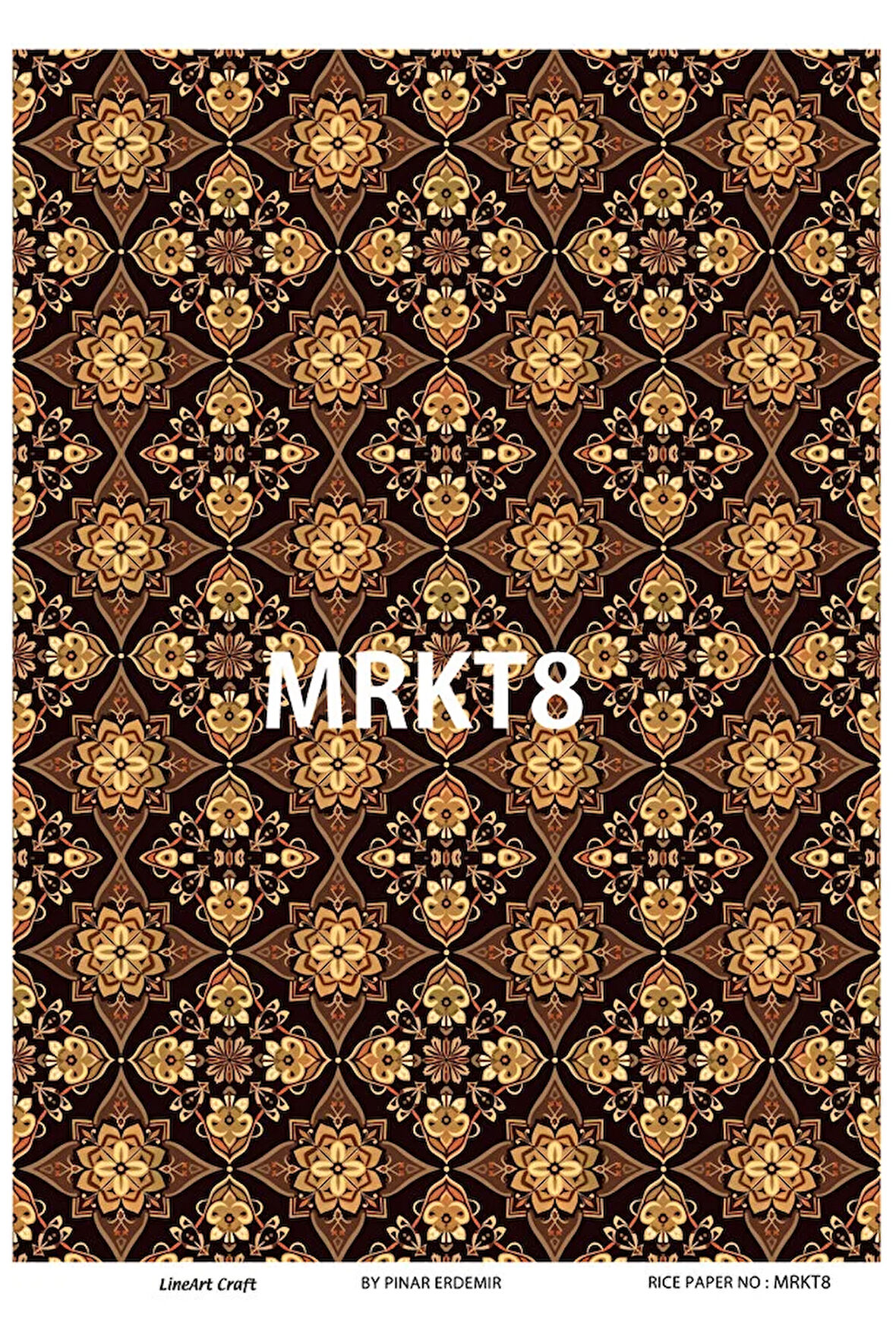 Kakma Serisi MRKT8 Pirinç Dekopaj 30 * 42 cm