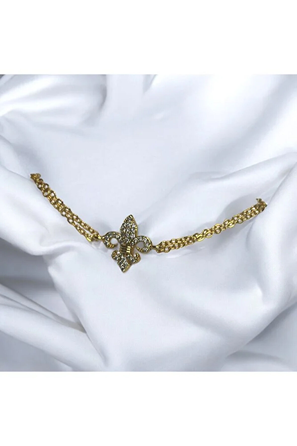 Hanedan arması, Zambak Çiçeği desenli bileklik, Sevgiliye Hediye, Sevgililer günü