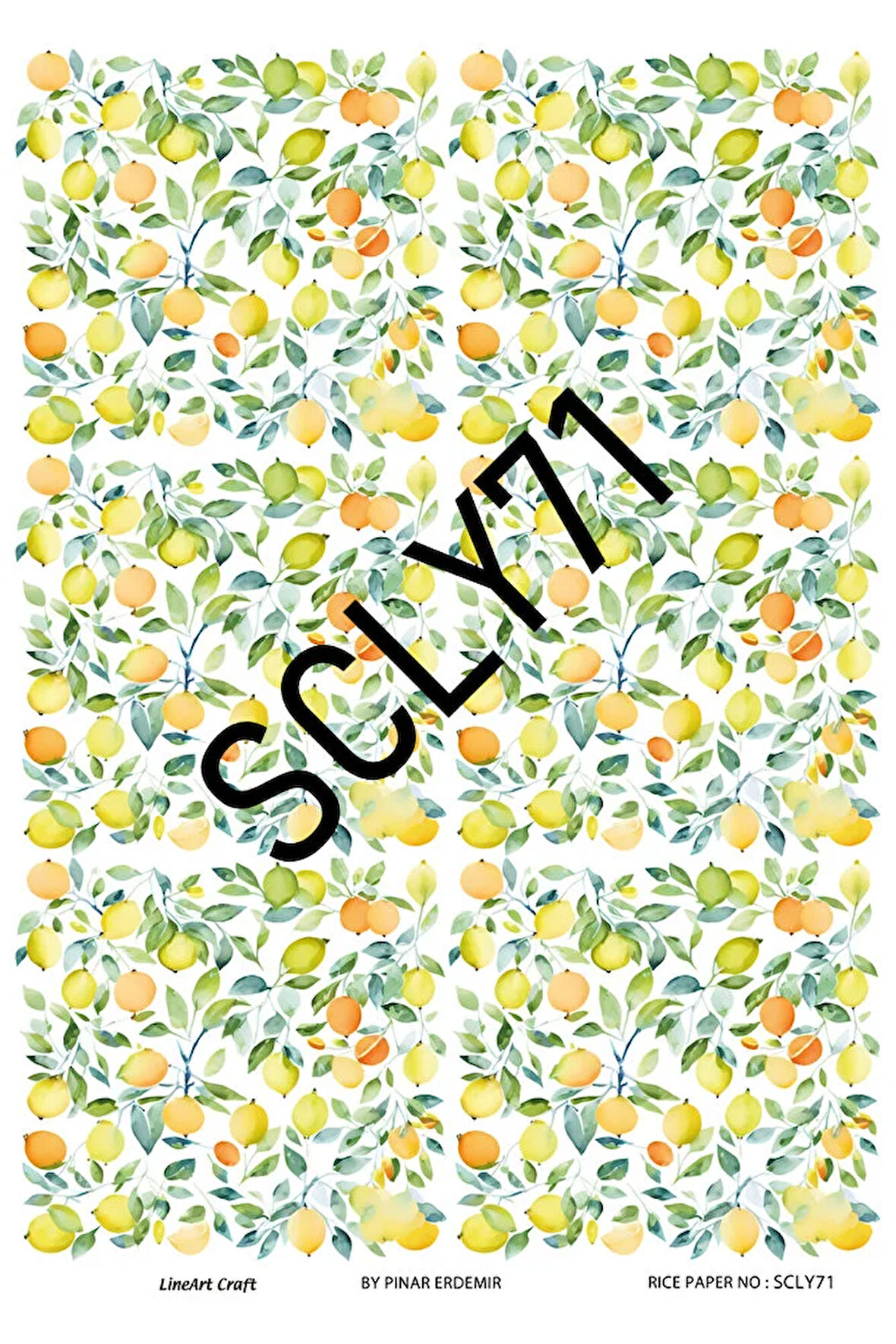 Sicilian Serisi SCLY71 Pirinç Dekopaj 30*42 cm