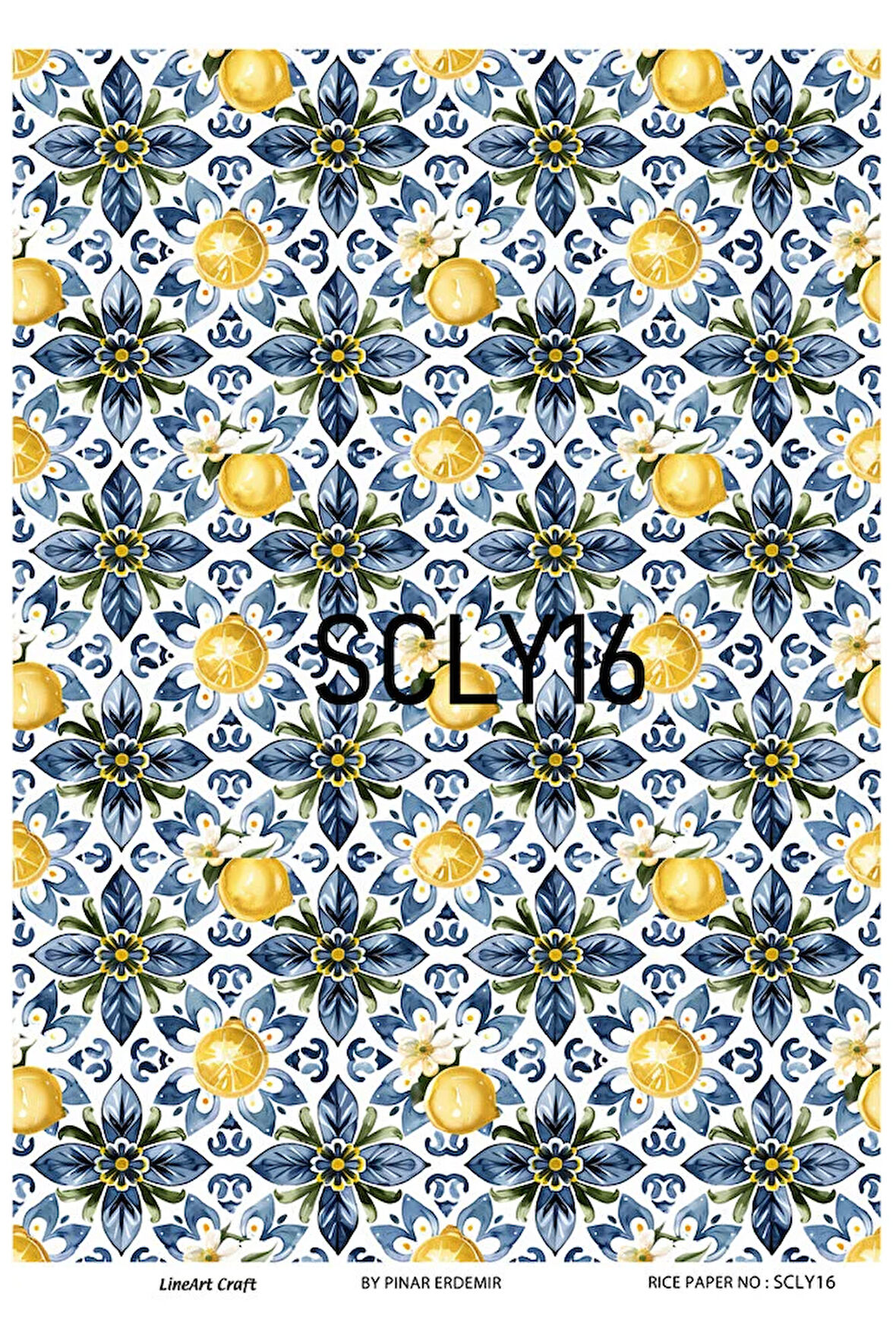 Sicilian Serisi SCLY16 Pirinç Dekopaj 30*42 cm